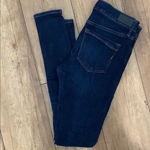 Express Dark Denim Legging Size 8L
